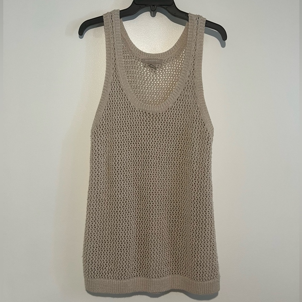 Banana Republic Taupe Knit Top